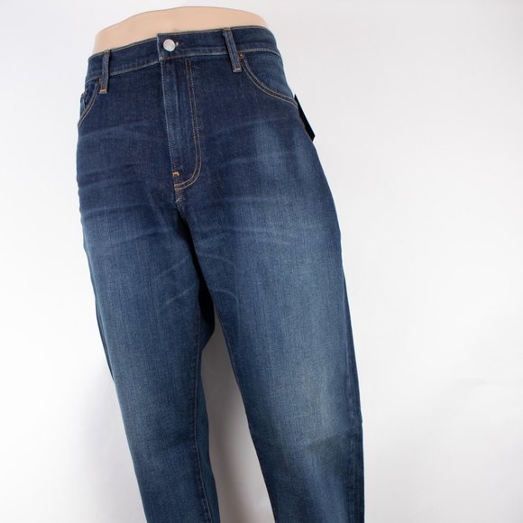 Lucky Brand 121 Slim (40 X 34) Men's Denim Jeans Dark Wash Zip Fly